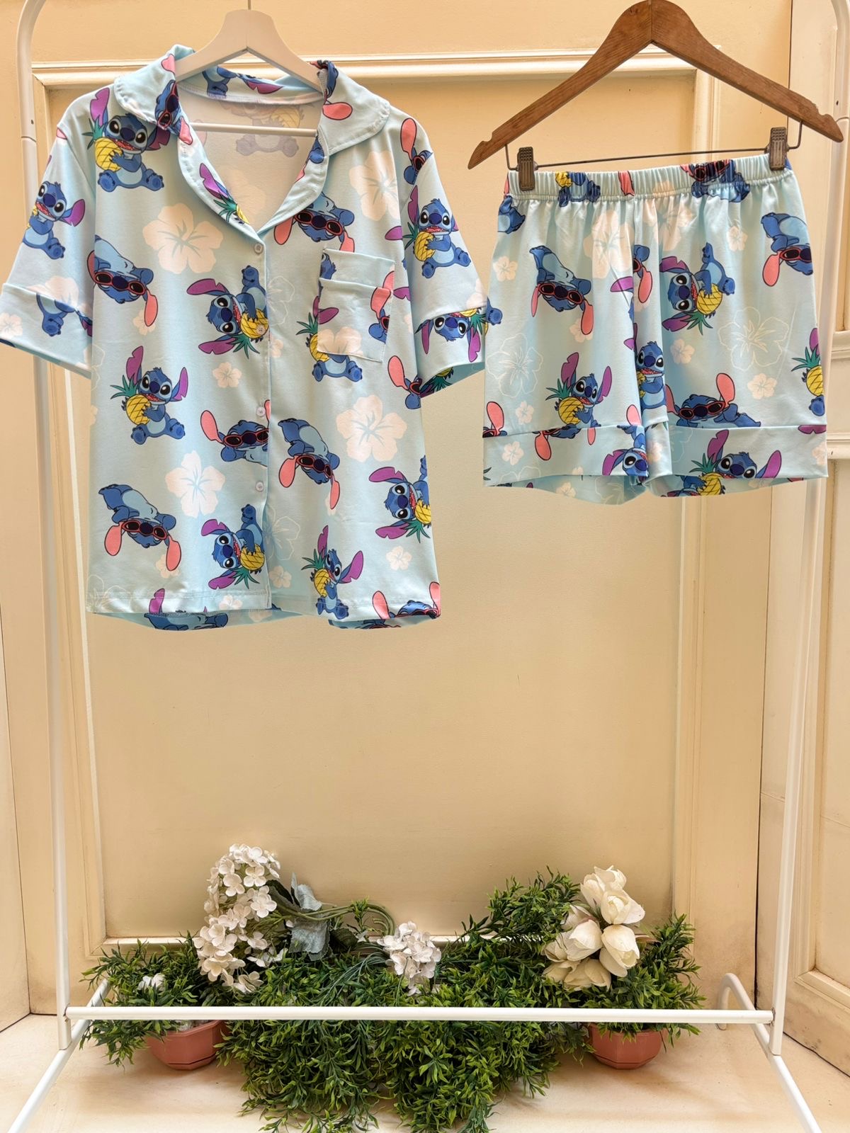 Stitch Shorts Set