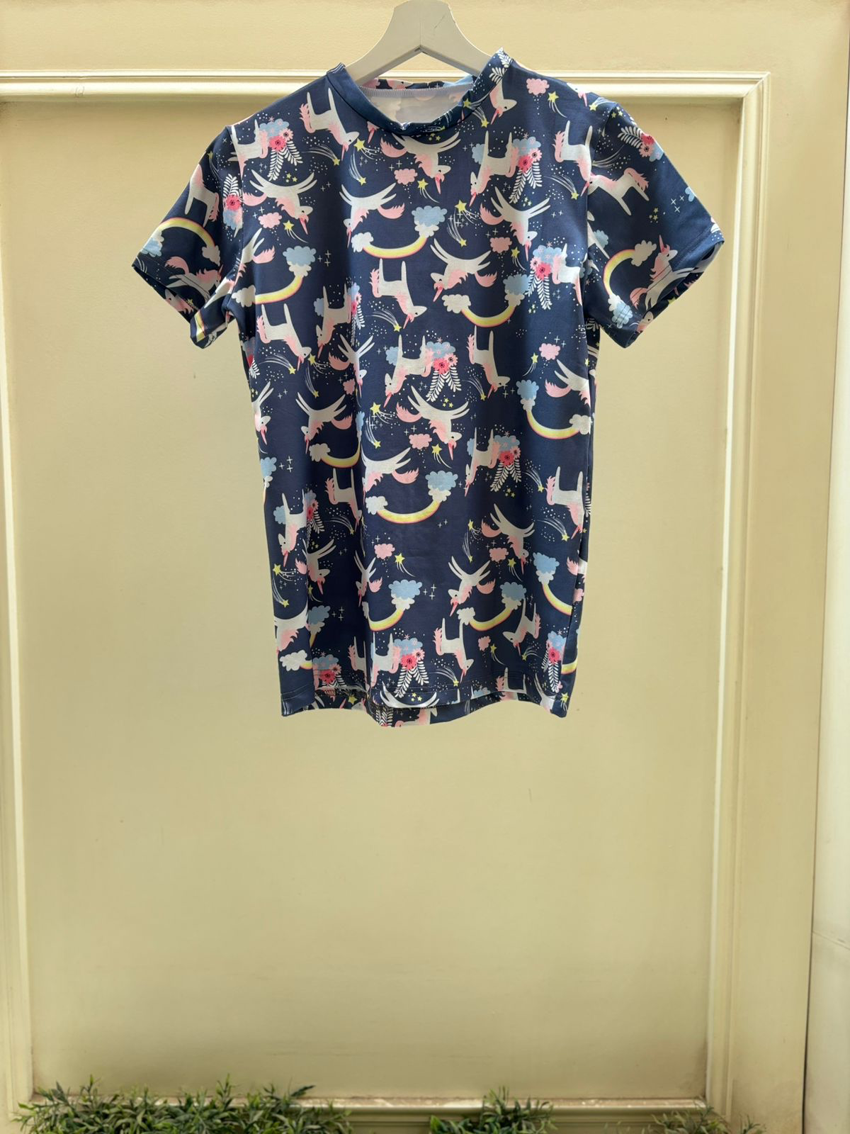 Navy Unicorn Tshirt