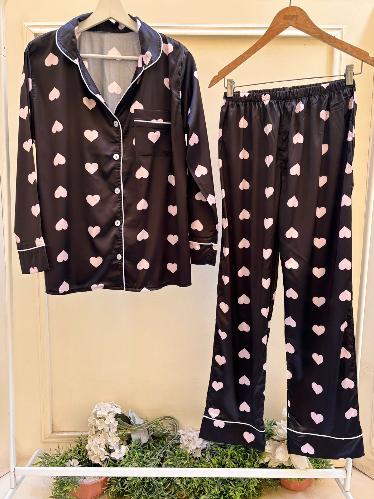 Amour de Nuit Buttoned Set