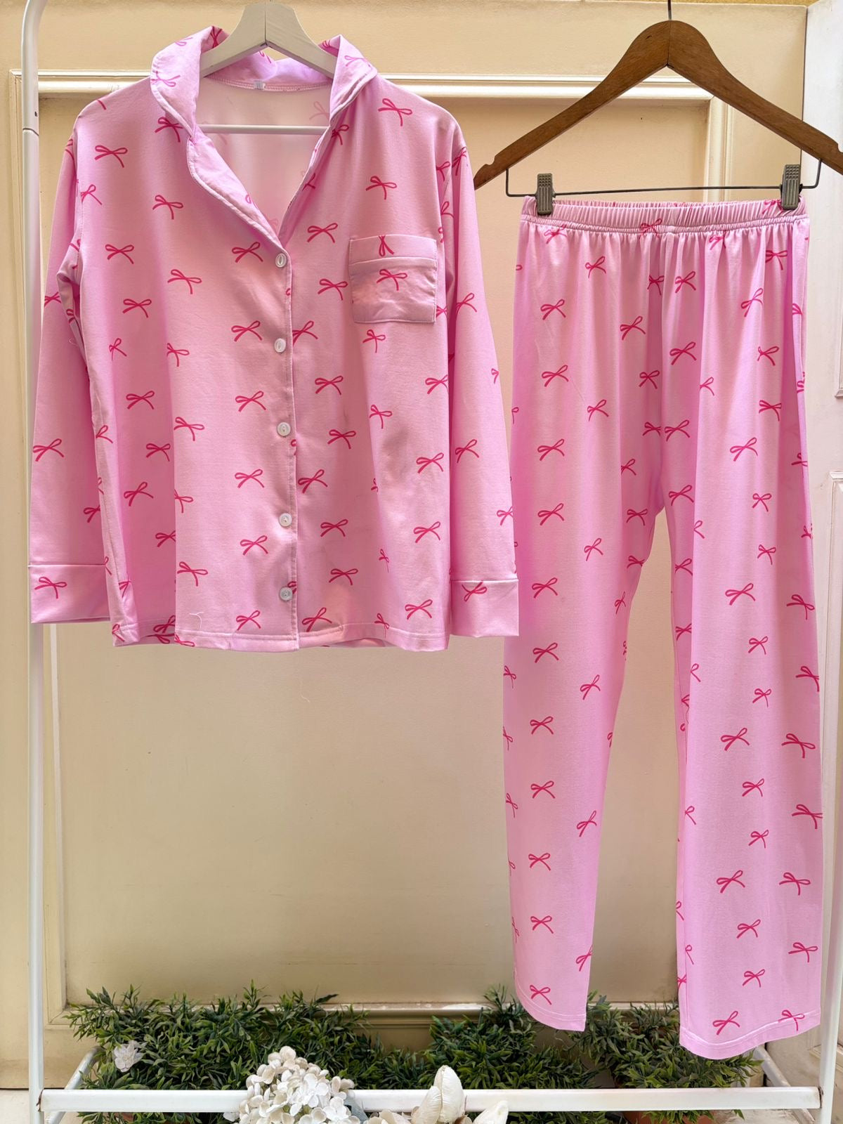 Pink Bow Set