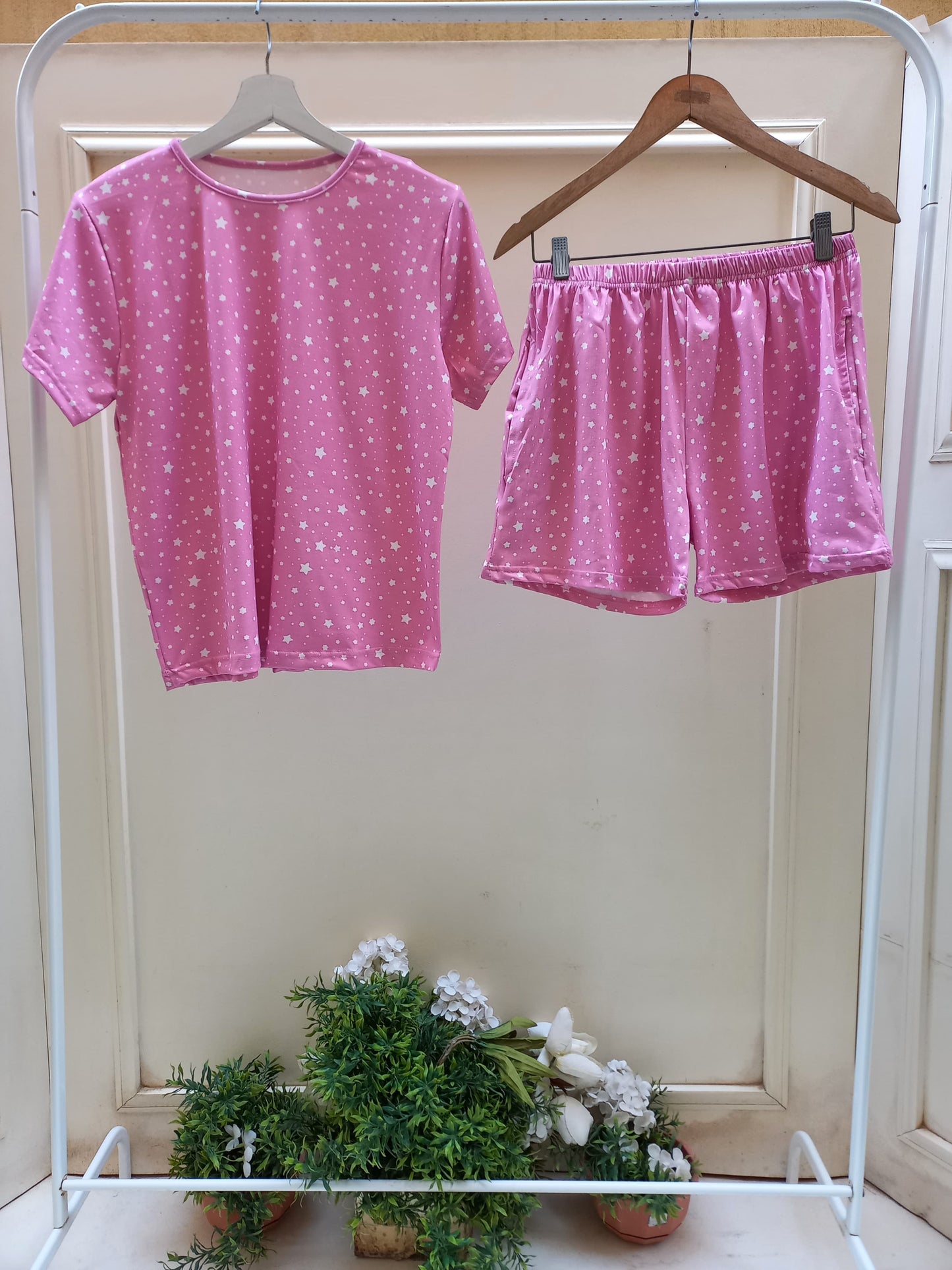 Cashmere Stars Shorts Set