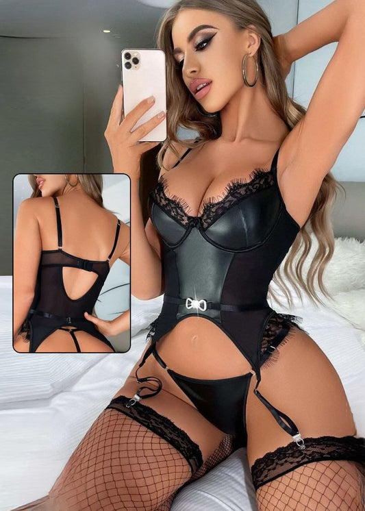 Black Submissive Lingerie