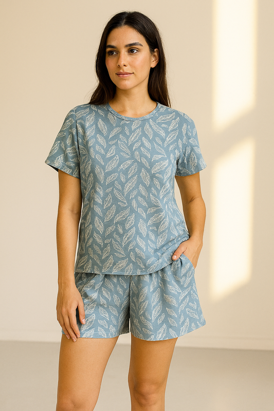 Blue Feather Set