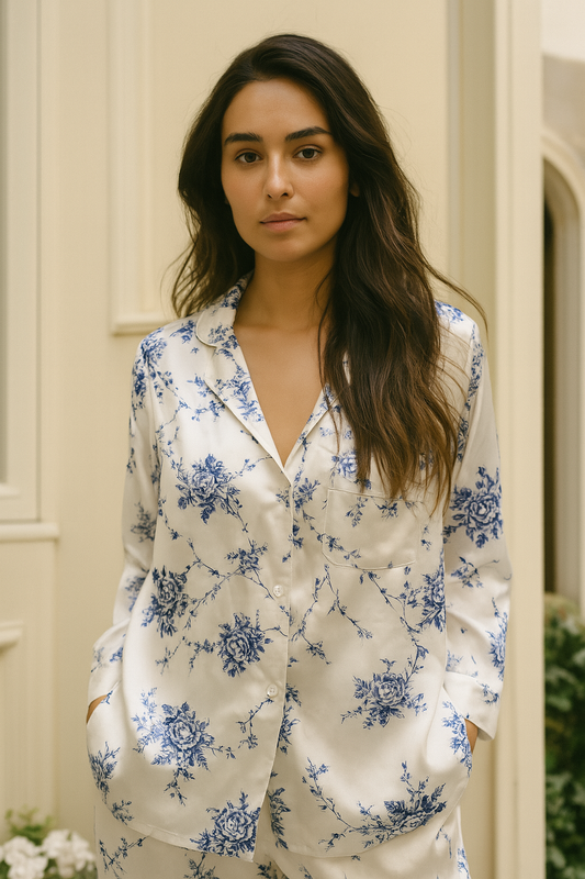 Blue Porcelain Chemise