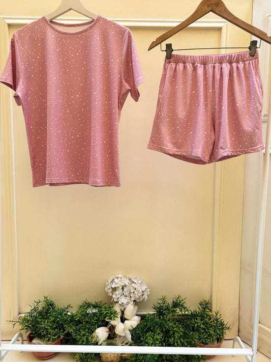 Cashmere Stars Shorts Set