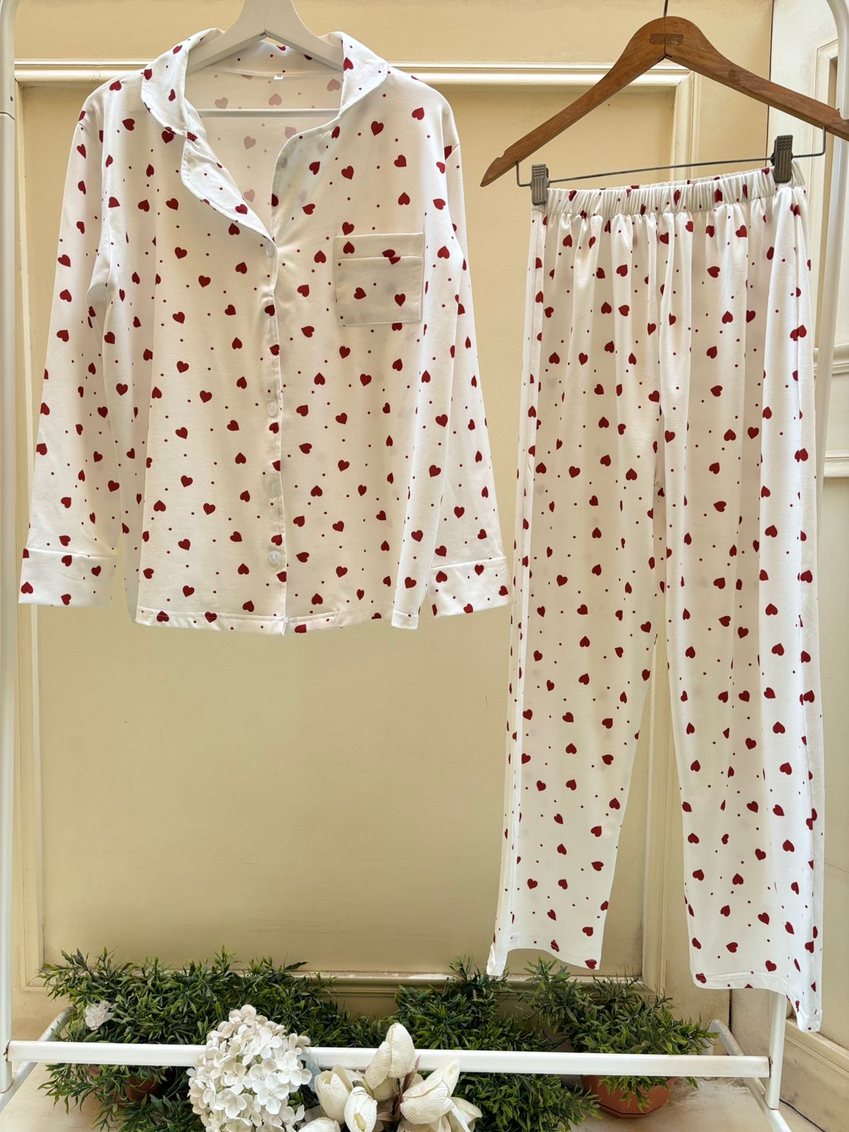 Infinite Burgundy Hearts