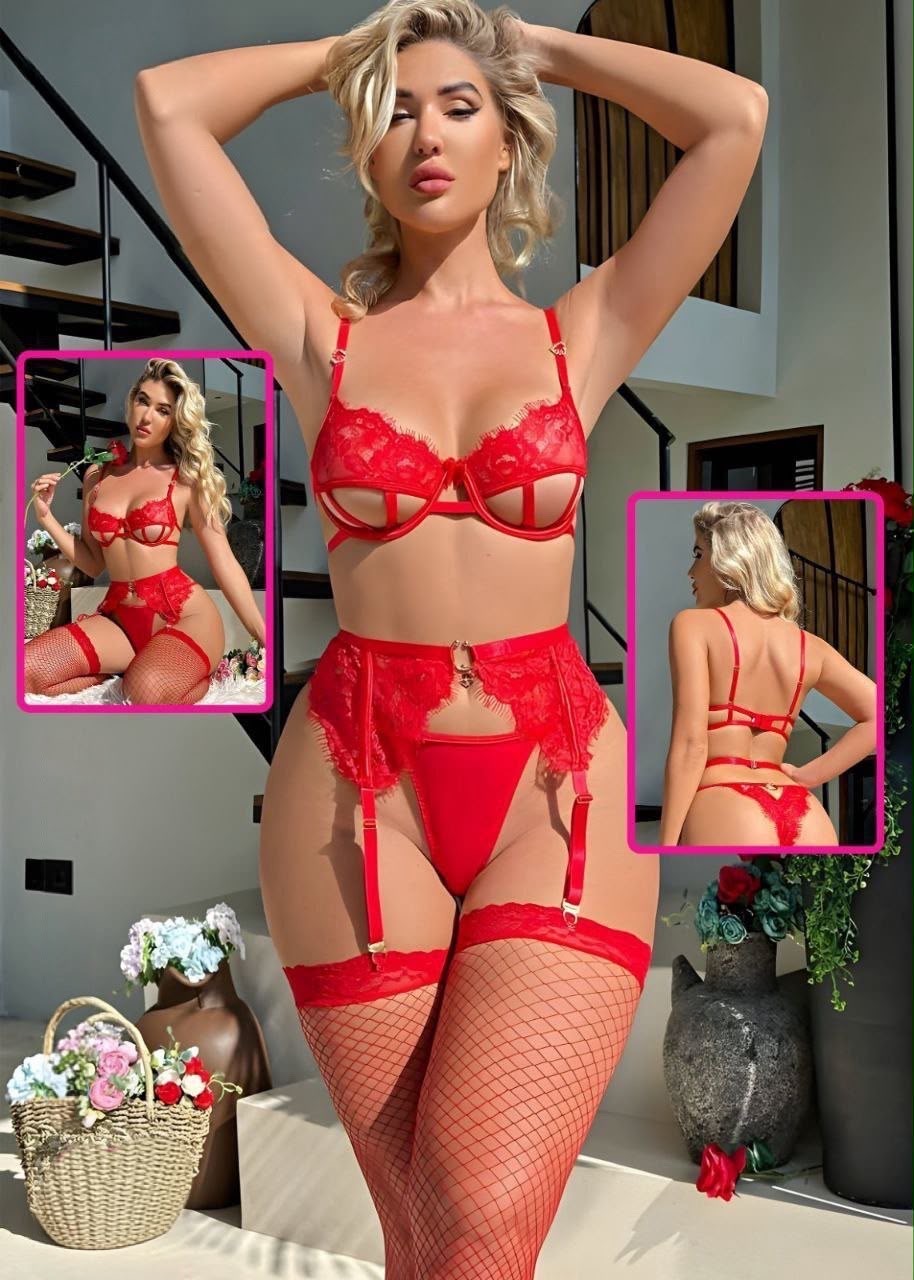 Red Temptation Lingerie