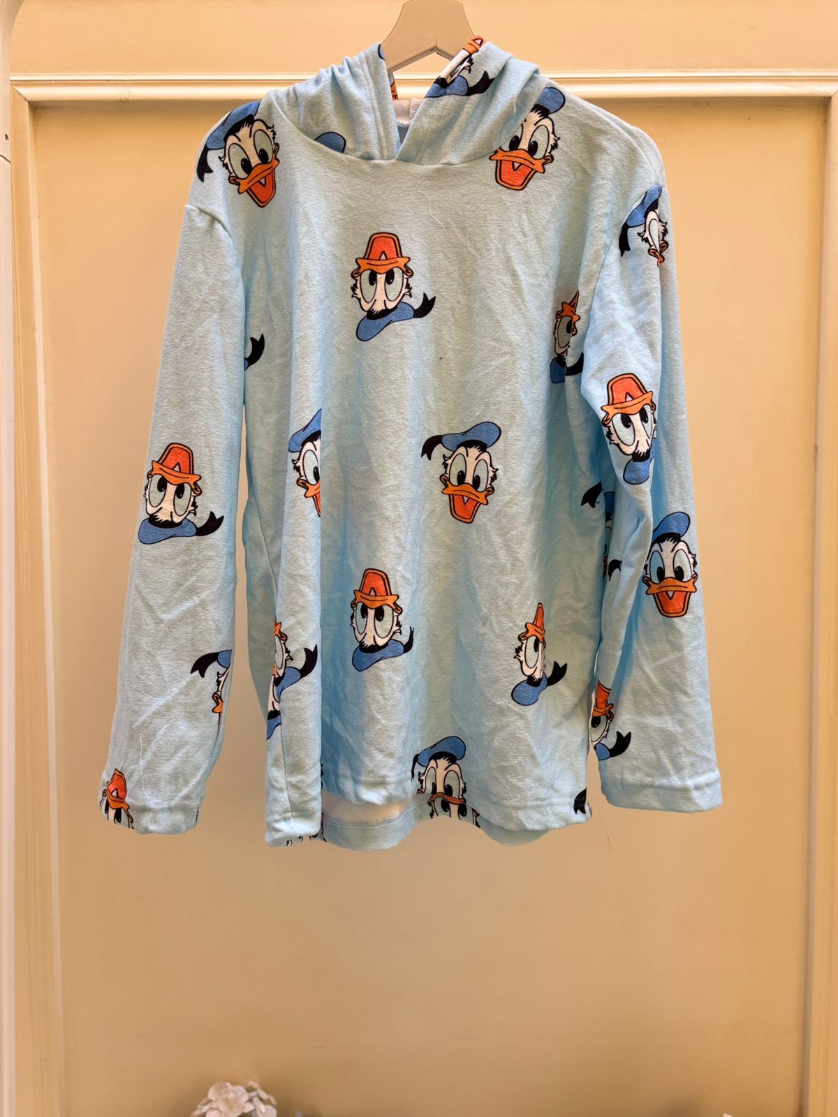 Baby Blue Donald Duck Hoodie