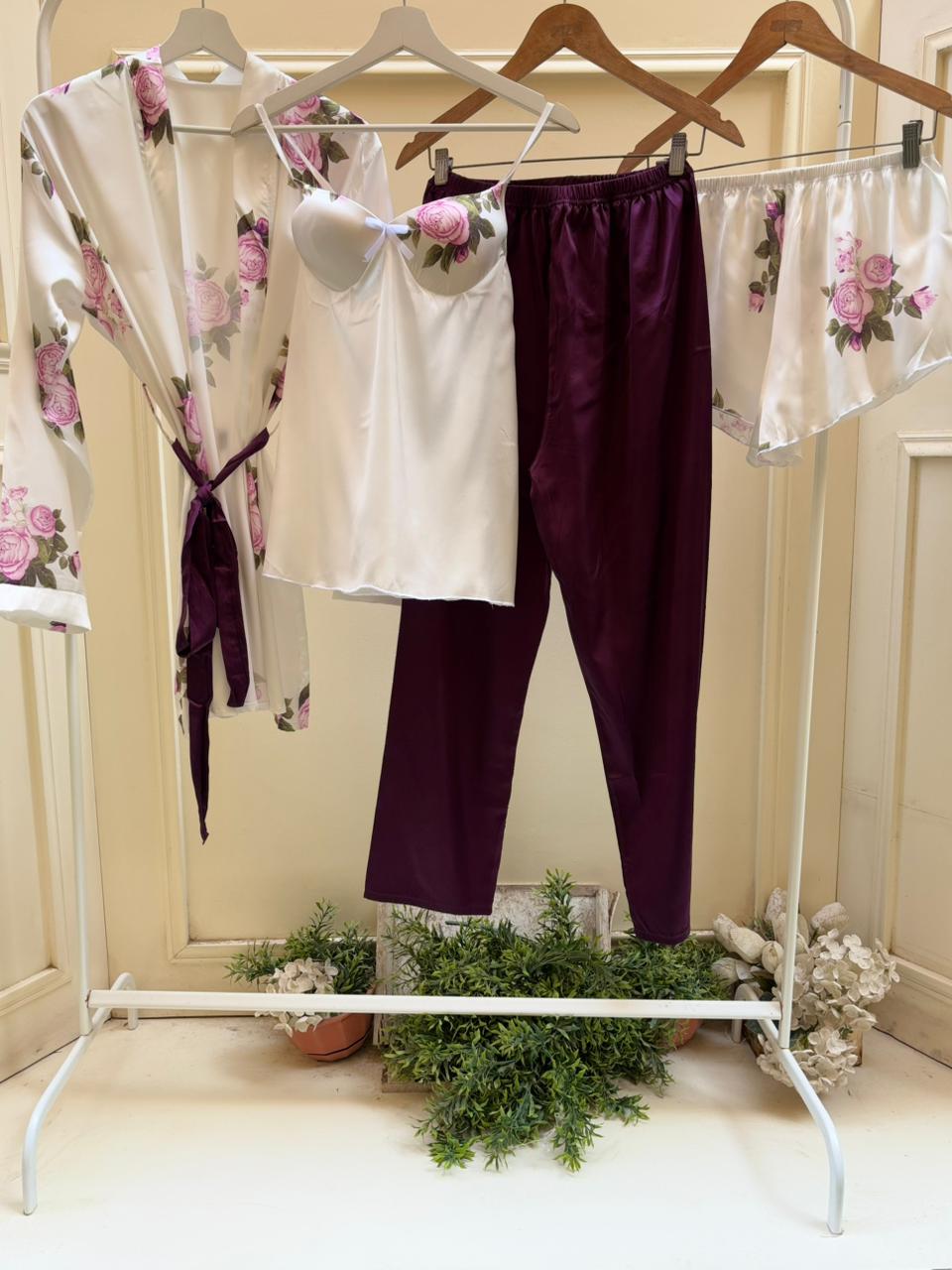 Mauve Flower Set