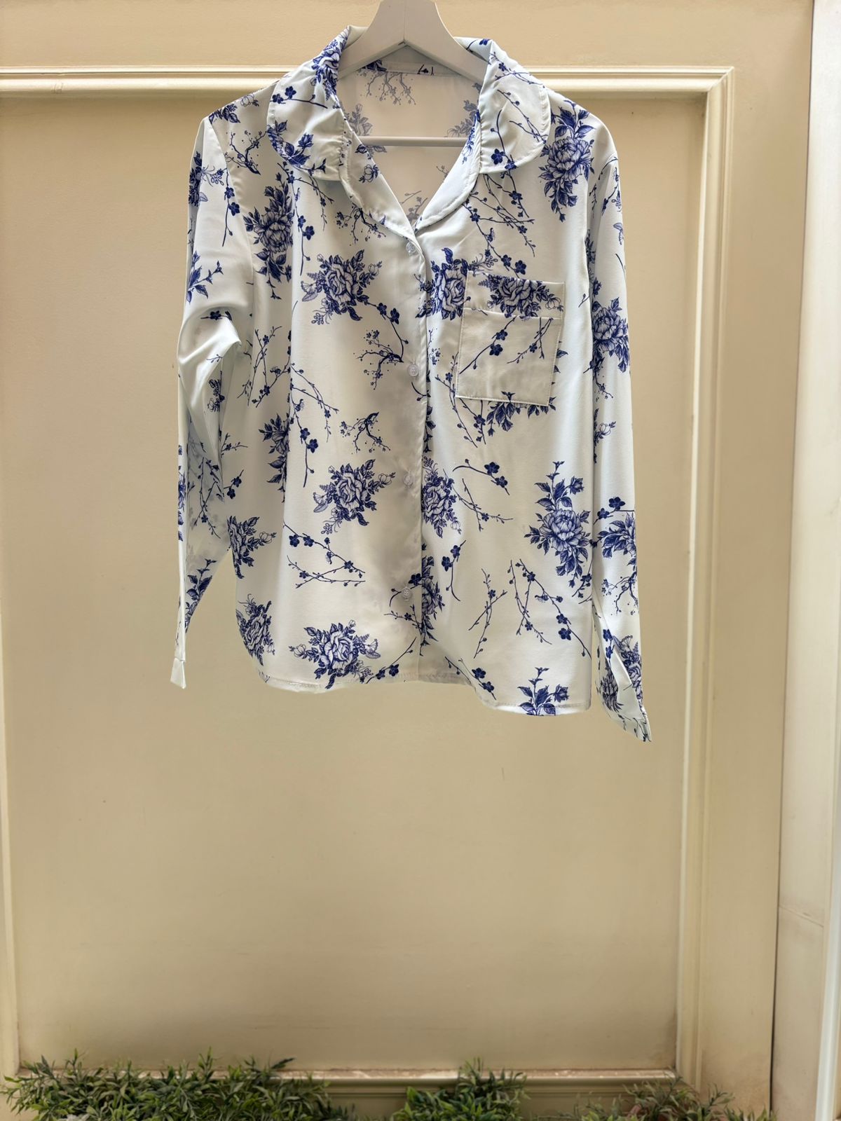Blue Porcelain Chemise