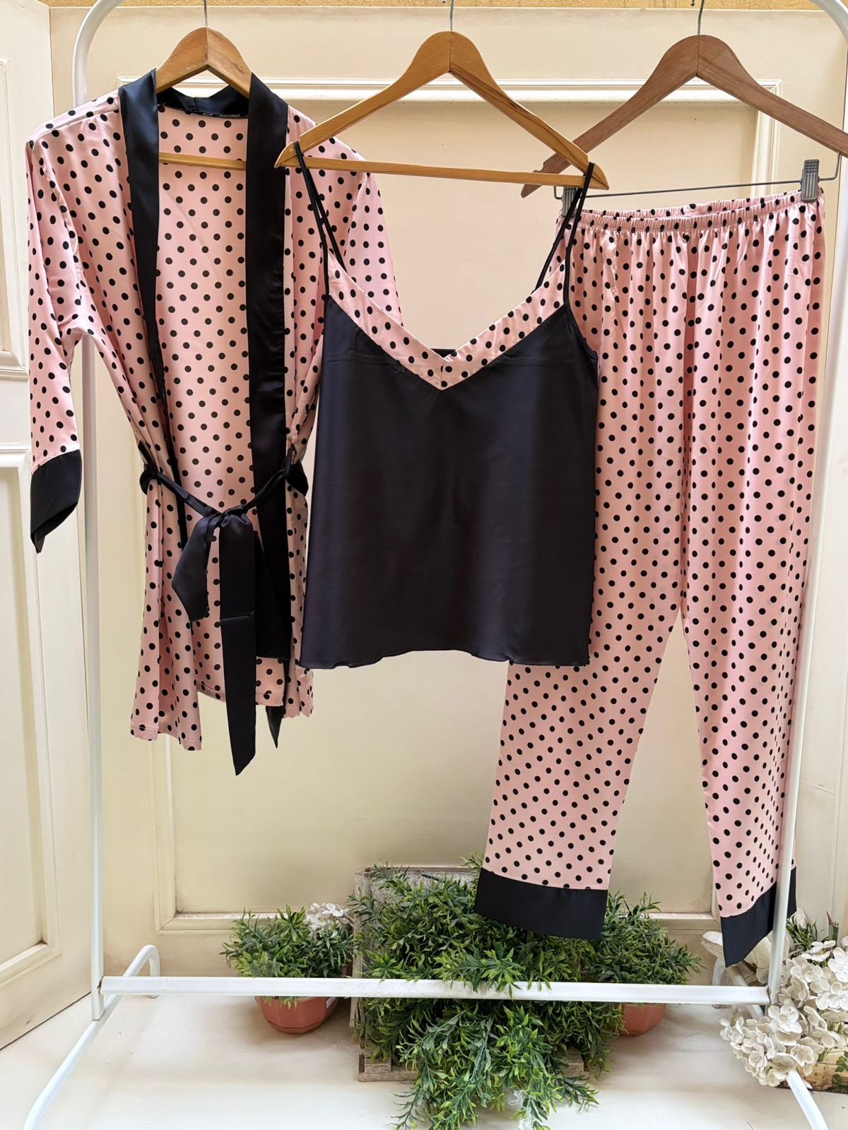 Polka Dots Robe Set