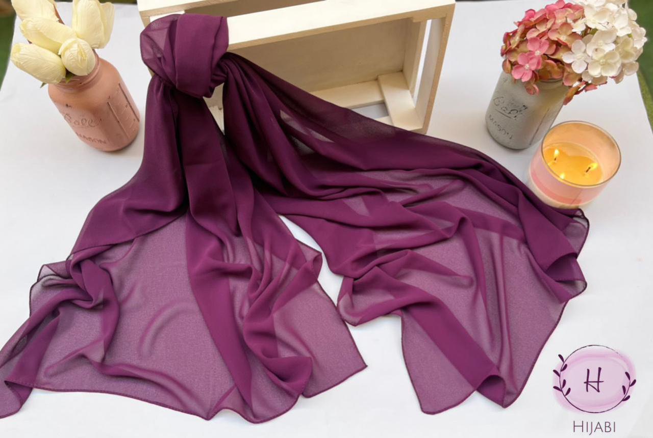 Plain Purple Scarf