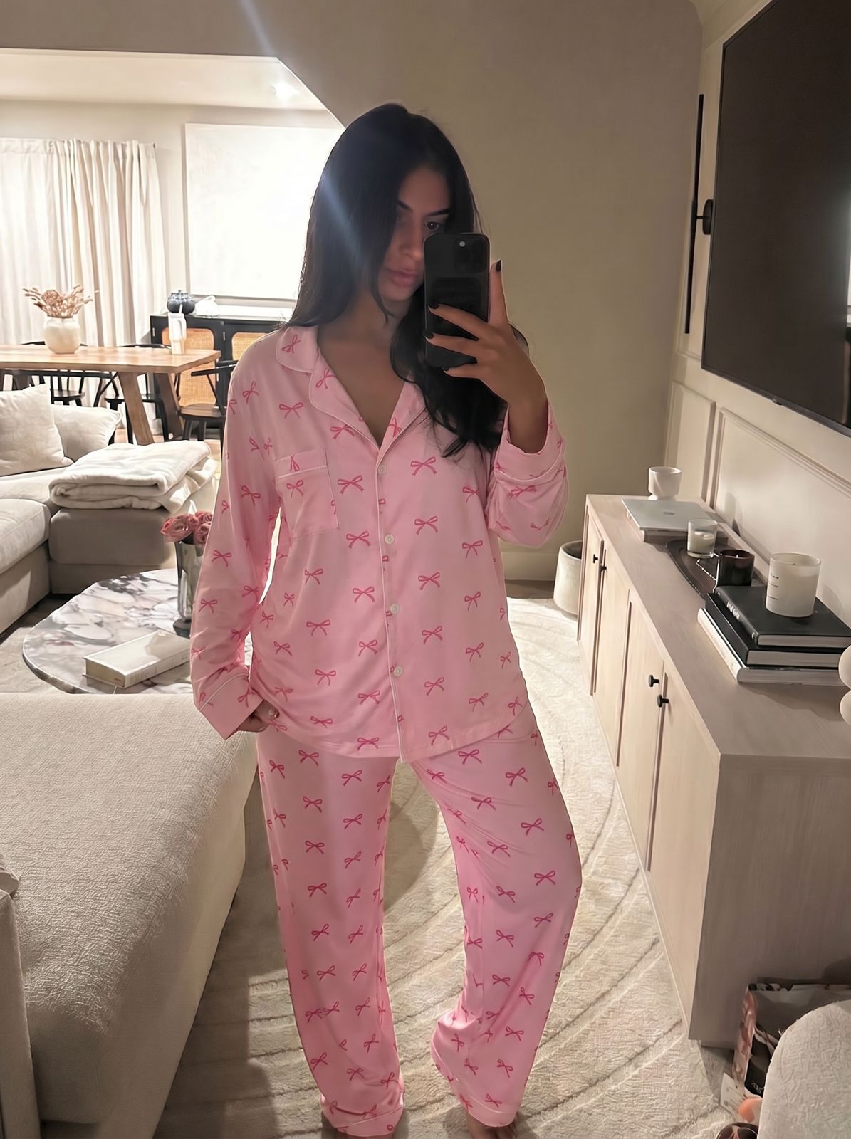 Pink Bow Set