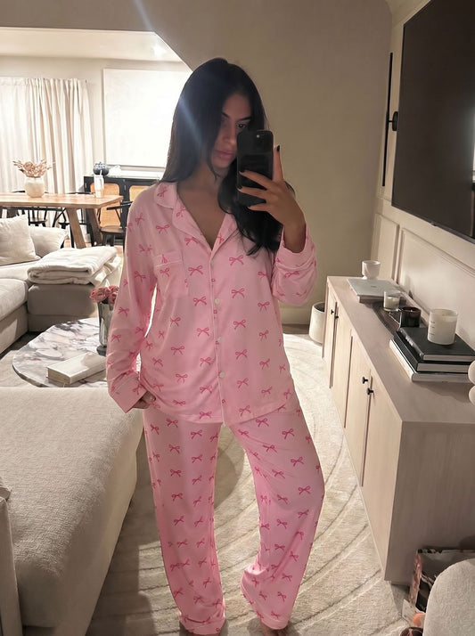 Pink Bow Set