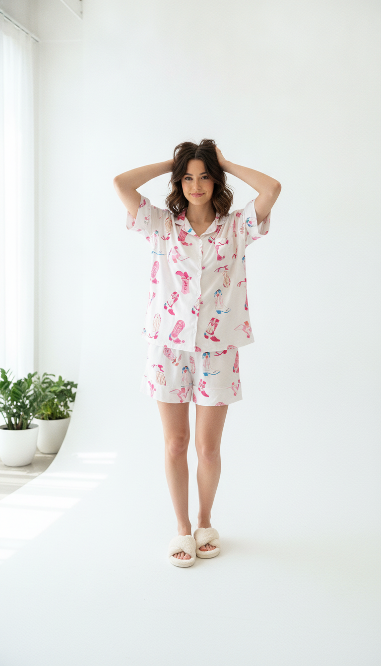Boots Shorts Set