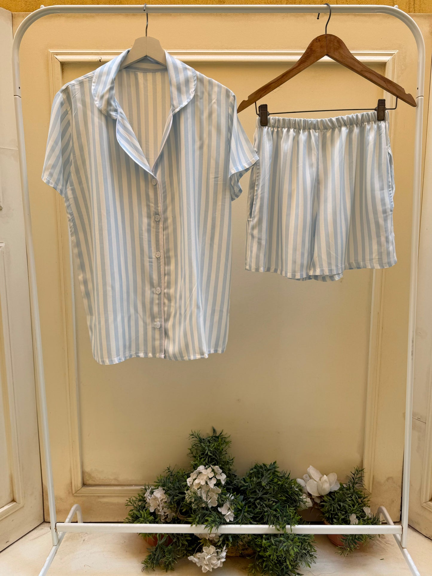 Bella Blue Shorts Set