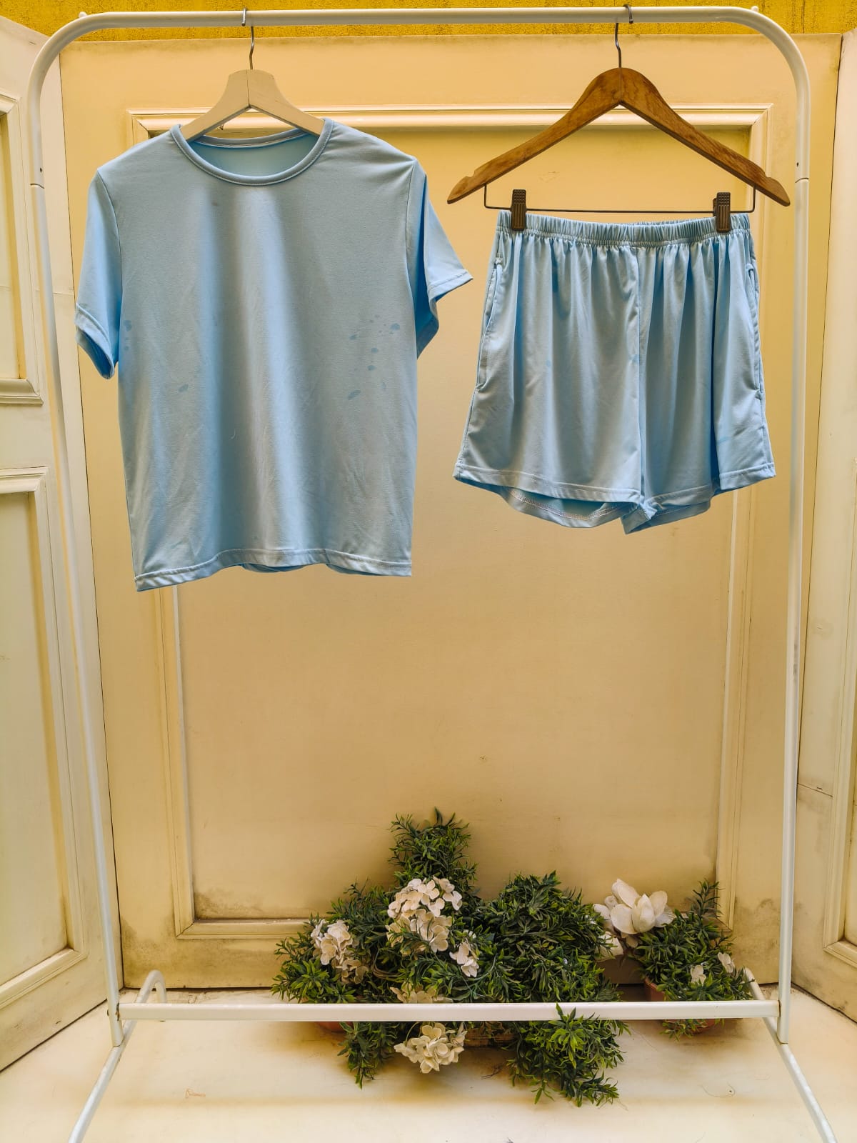 Blue Dusk Shorts Set
