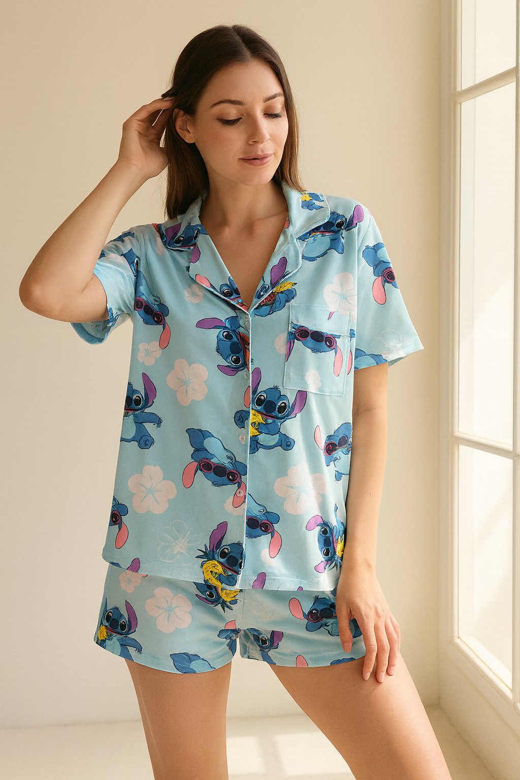 Stitch Shorts Set