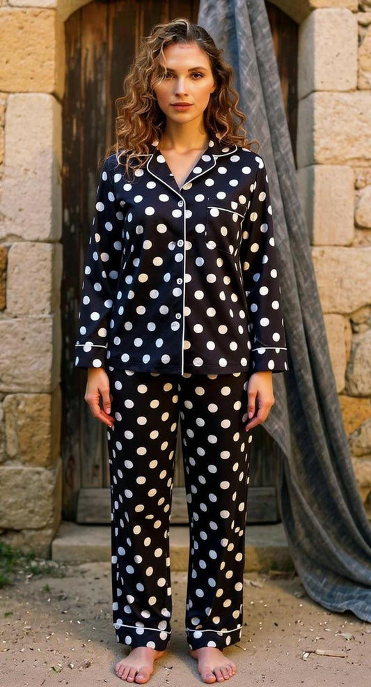 Black Polka Set