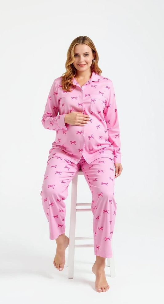Pink Bow Set