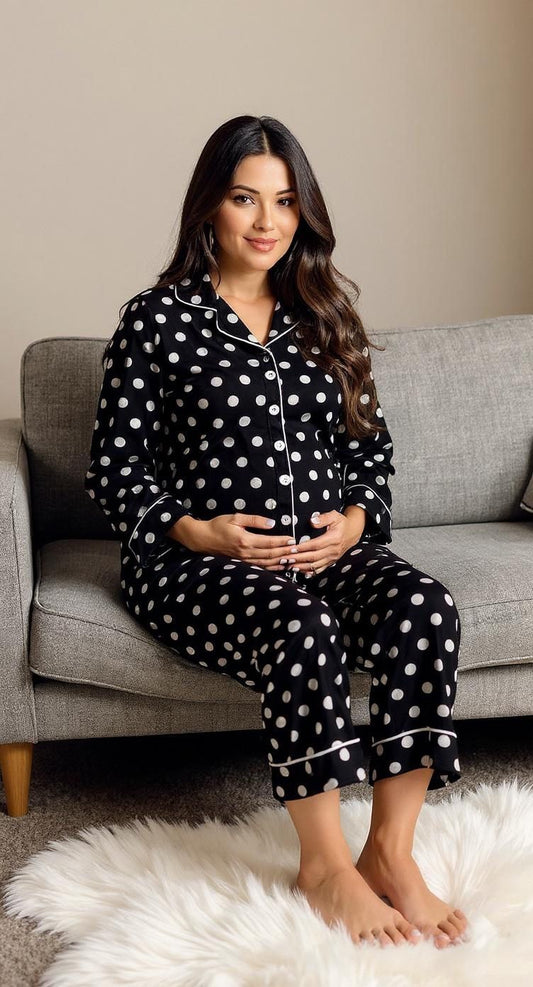 Black Polka Set