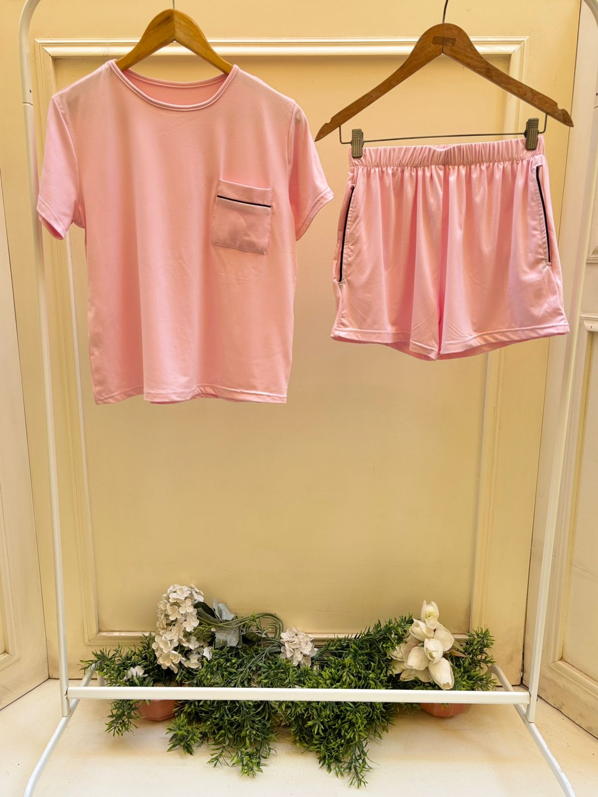 Rose Basic Short Set