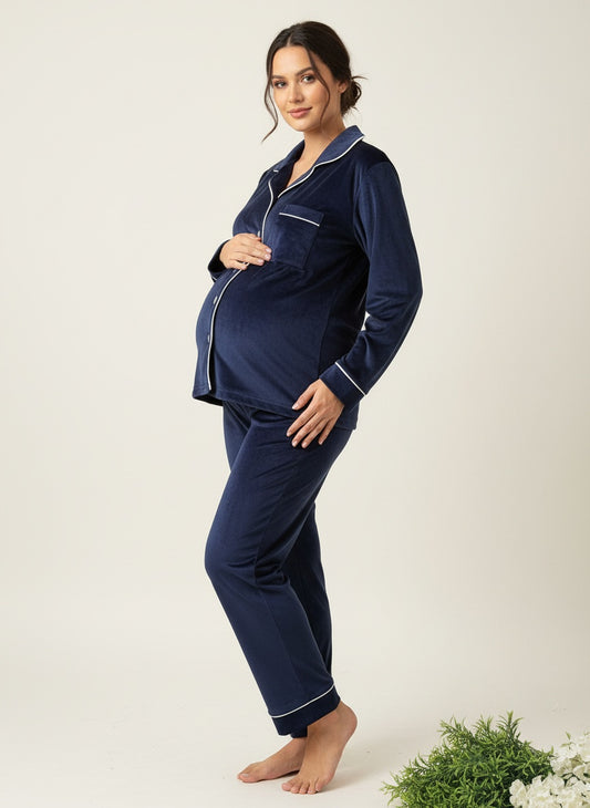 Navy Velvet Nest Set