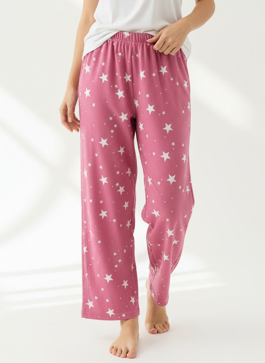 Cashmere Stars Velvet Pants
