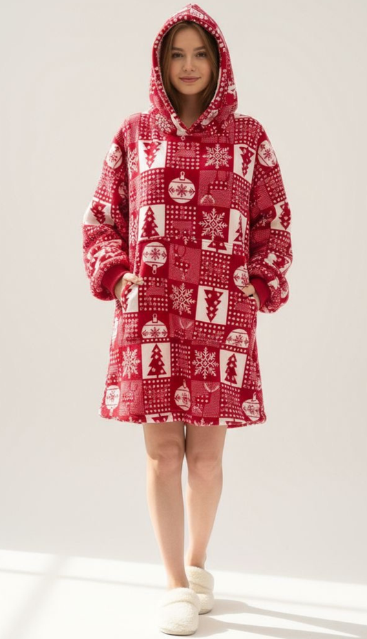 Red Christmas Blanket