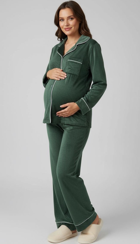 Olive Velvet Nest Set