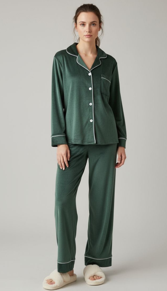 Olive Velvet Nest Set