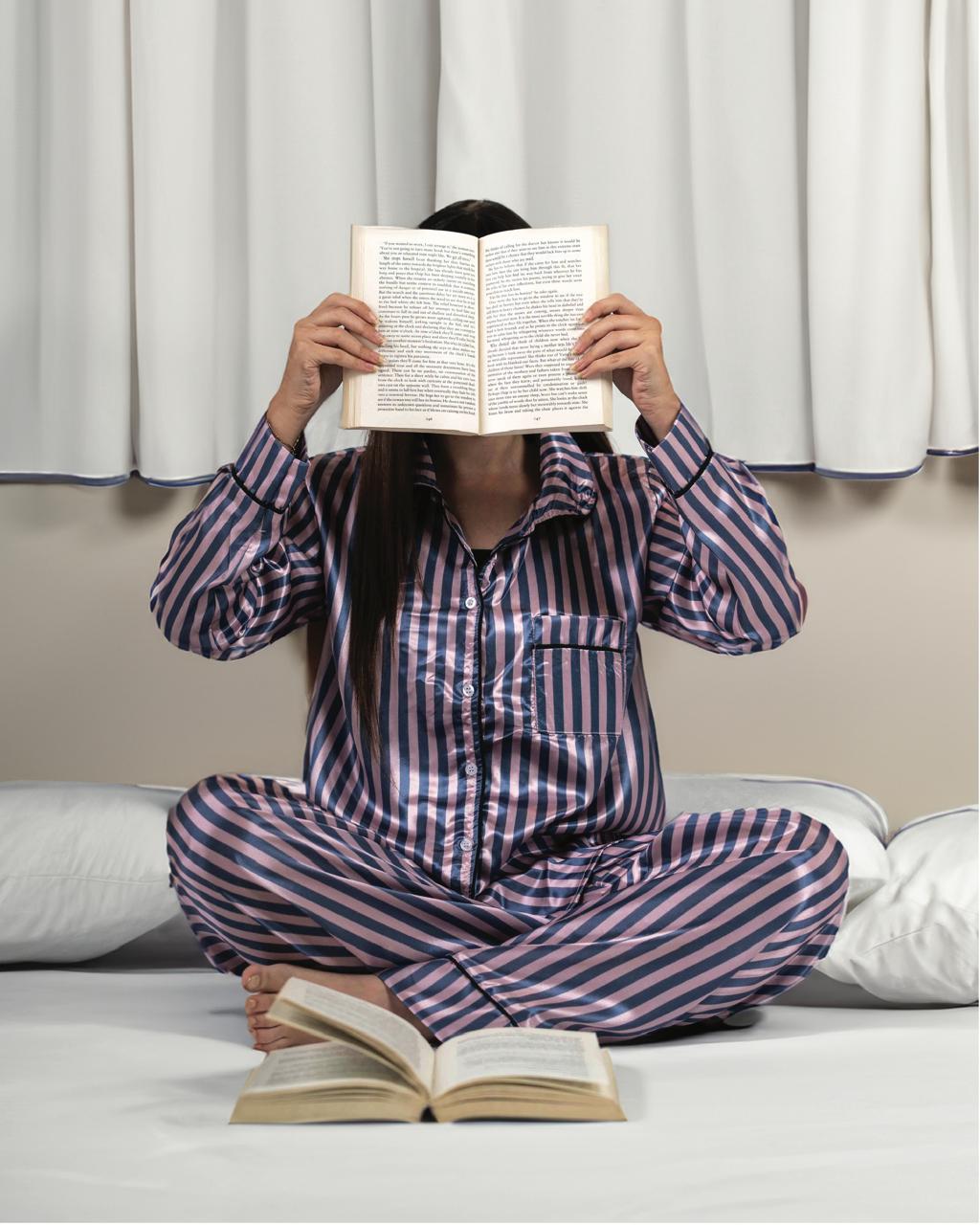 Rose Obsidian Satin Set