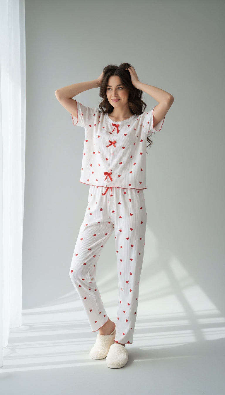 Mini Red Hearts Set