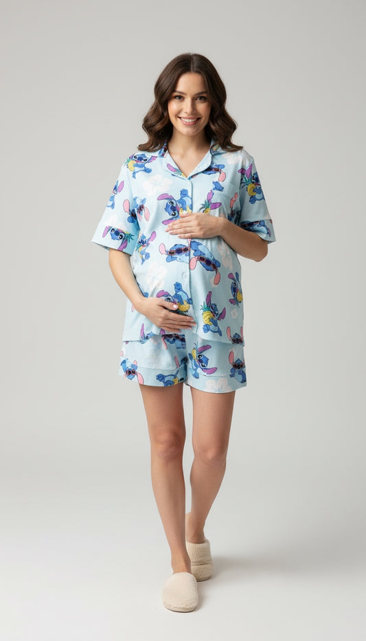Stitch Shorts Set