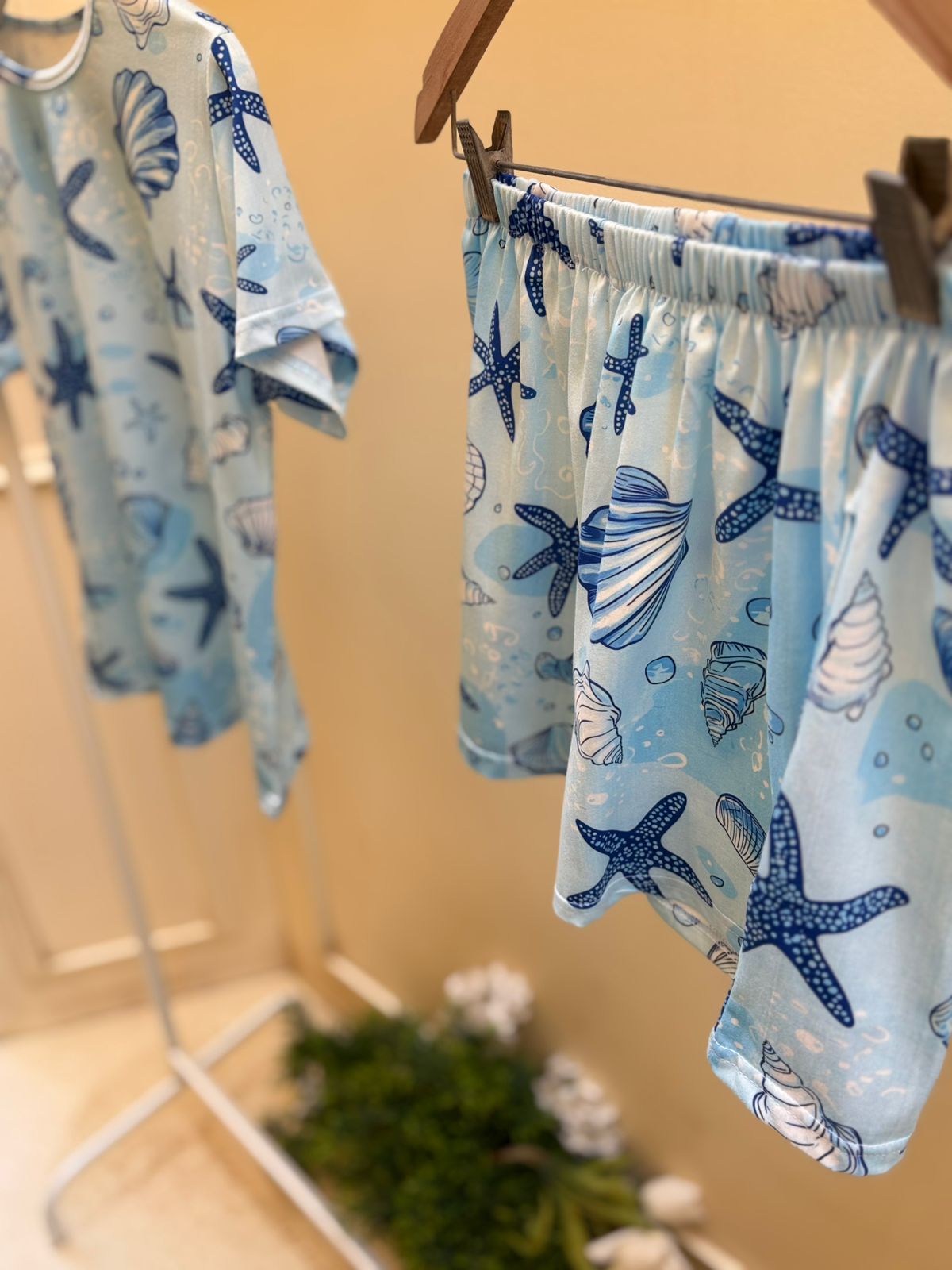 Starfish Shorts Set