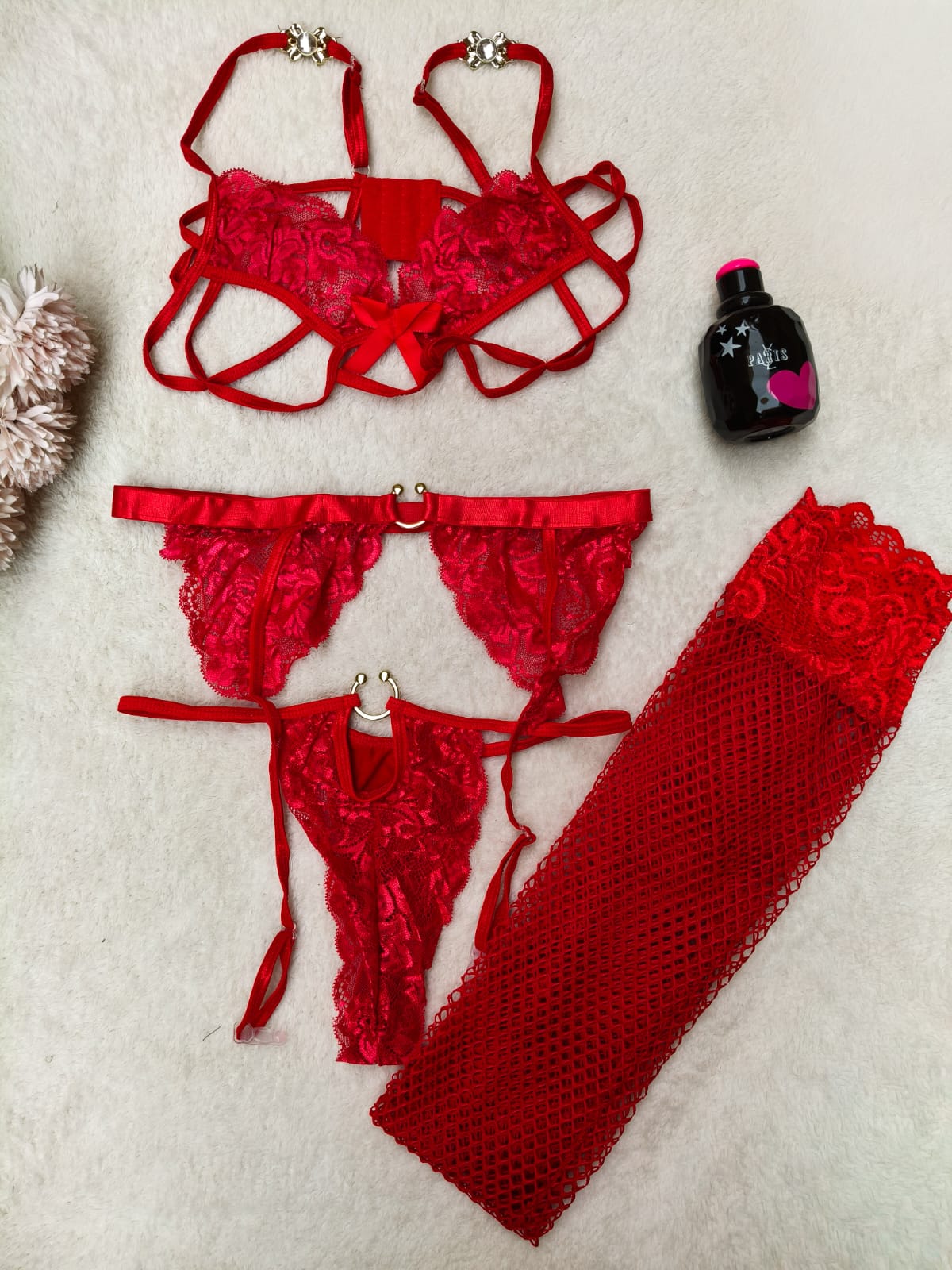 Red Temptation Lingerie